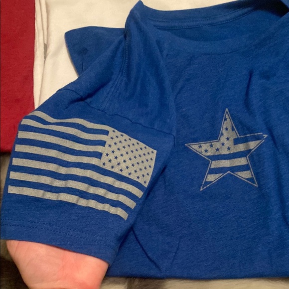 Grunt Style Red, White and Blue T-shirts - Picture 4 of 6